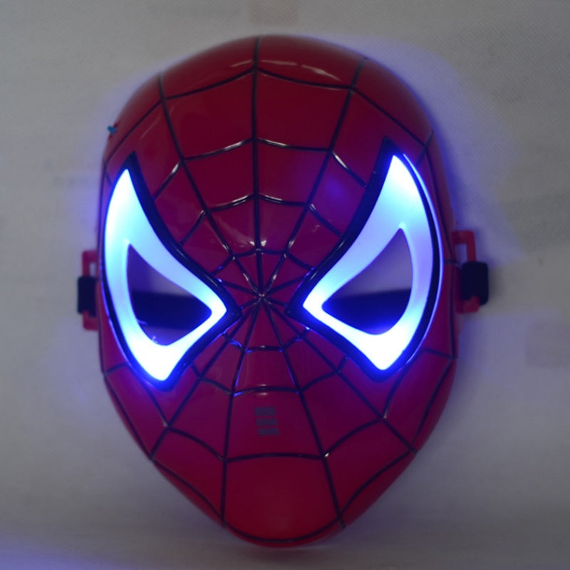 Superhero LED Mask: Cosplay Costume Accessory