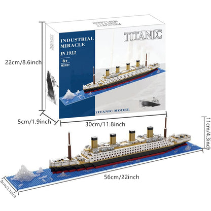 Titanic Shipwreck City Building Blocks Toy Gift Set