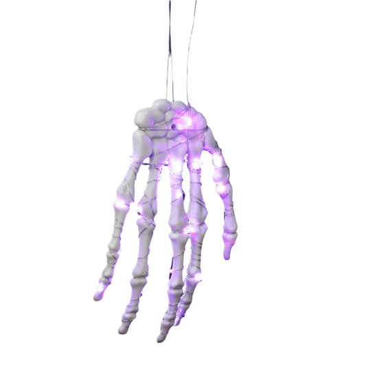 Halloween Glowing Skeleton Hand Decor - Spooky Home Accent