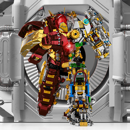 Ironman Heroes Hulk Buster Mech DIY Brick Set