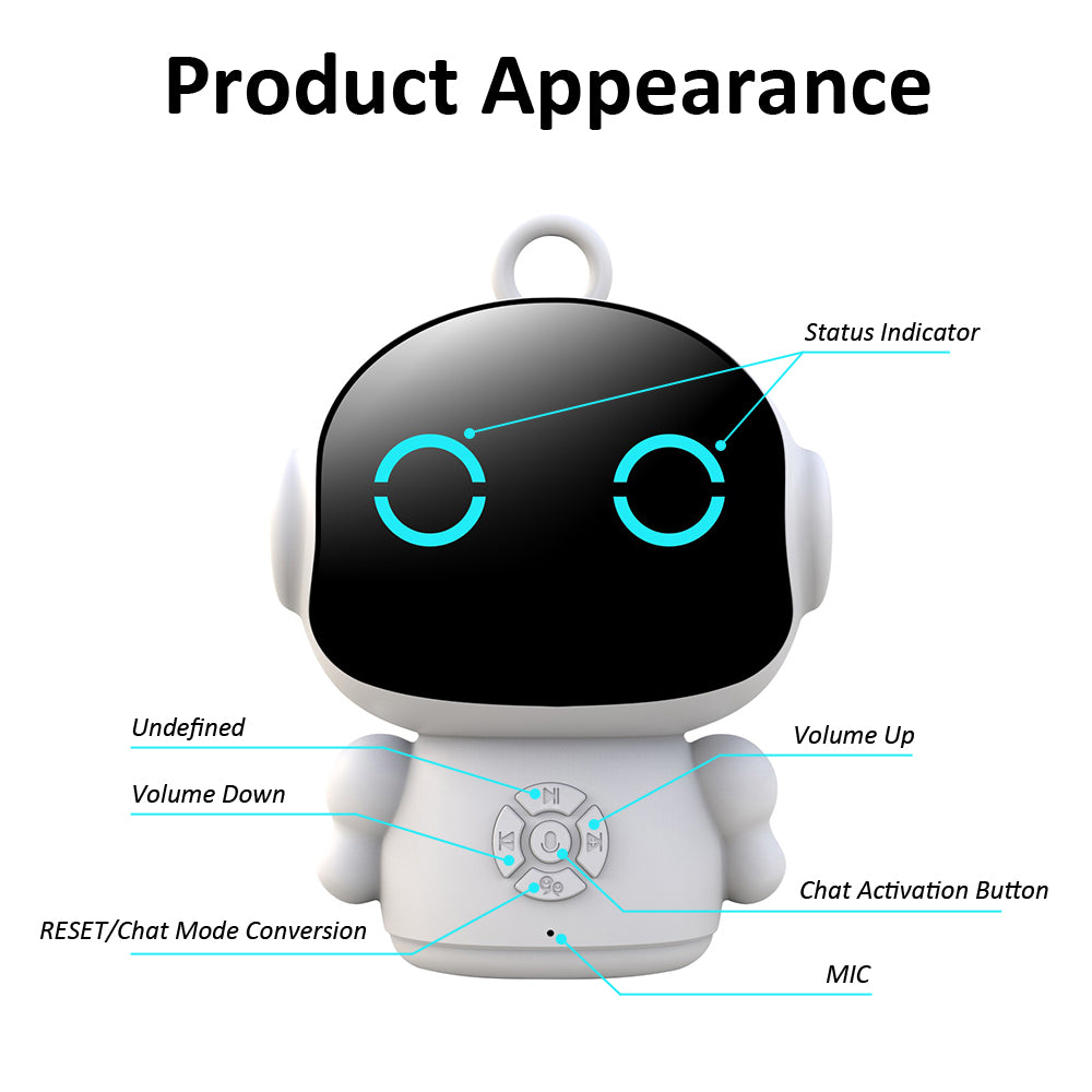Smart AI Robot Toy: WiFi, Speech Recognition, Interactive