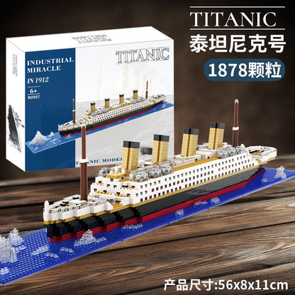 Titanic Shipwreck City Building Blocks Toy Gift Set