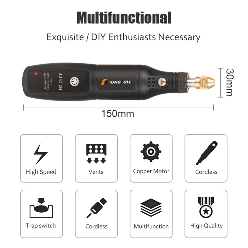 Cordless Drill: Rechargeable Engraving Tool