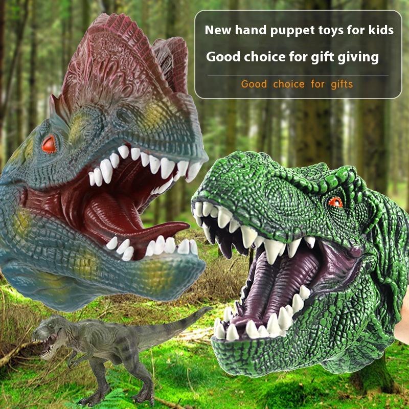 T-Rex Dinosaur Hand Puppet - Realistic Soft Toy for Kids