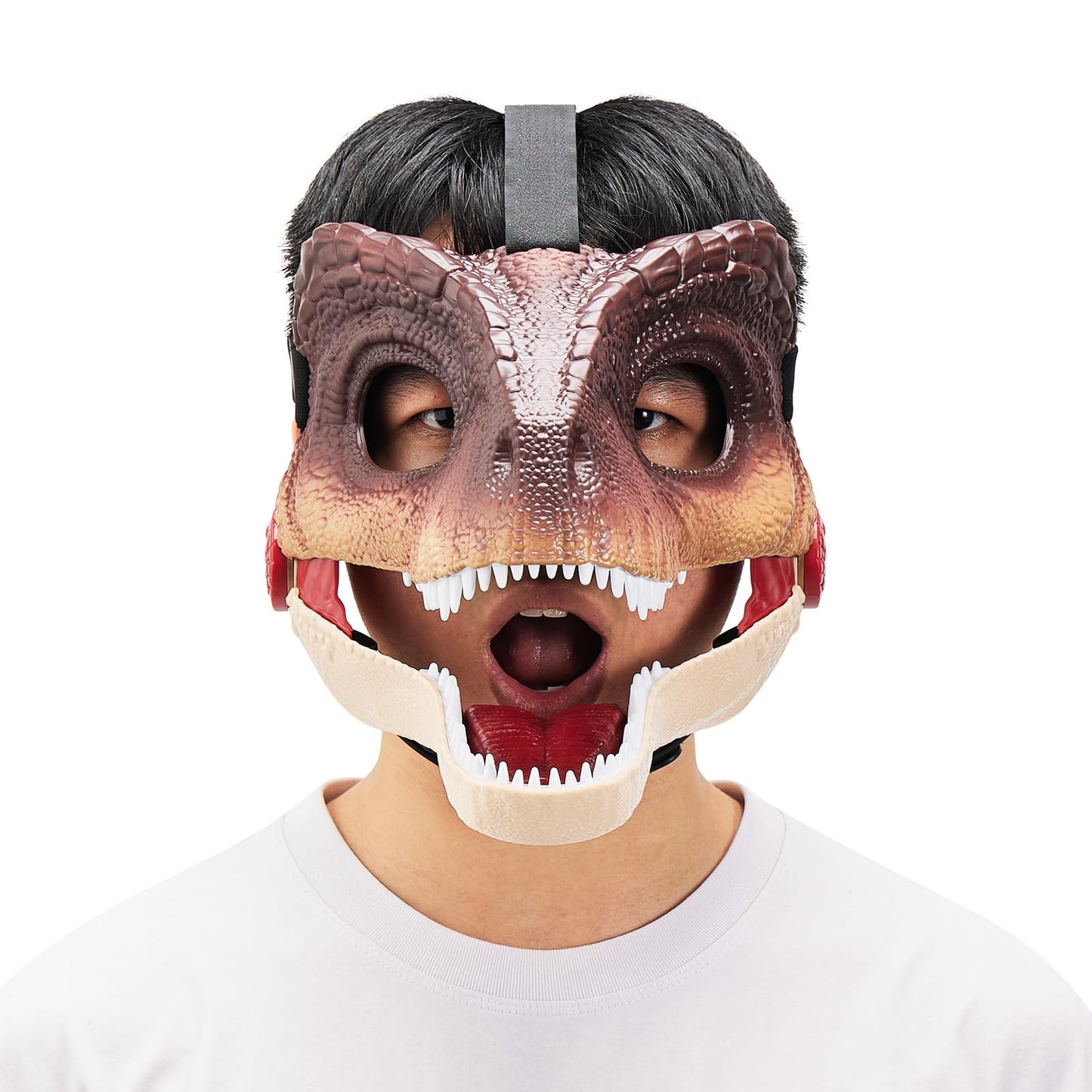 Dinosaur Mask with Moving Jaw - Halloween Cosplay Fun