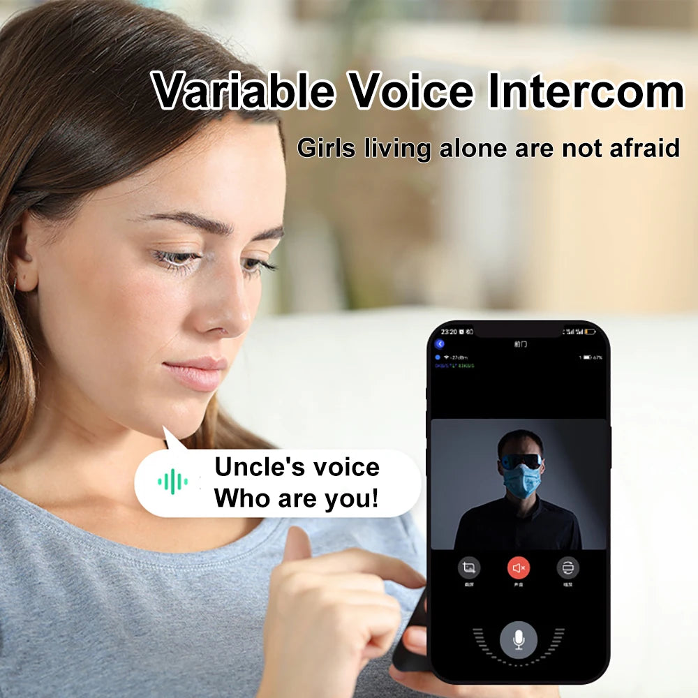 WiFi Doorbell Camera: Smart Home Security & Intercom