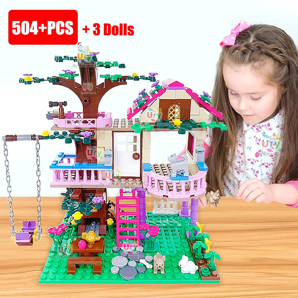 Friends City Tree House Building Blocks Set for Kids