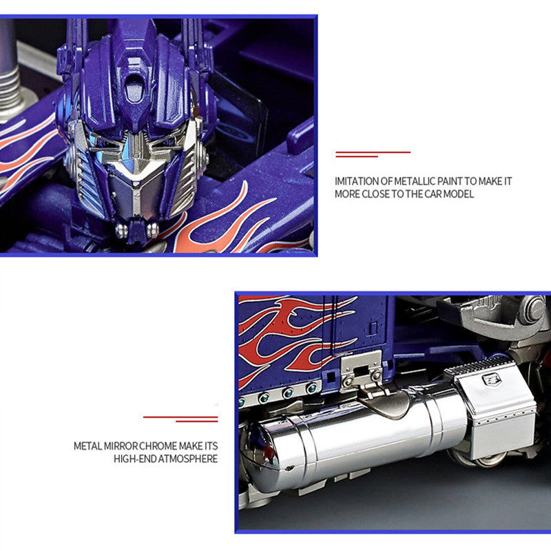 Transforming Black Gold Robot Toy - 30CM Optimus Prime, Bumblebee, Megatron
