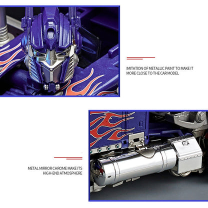 Transforming Black Gold Robot Toy - 30CM Optimus Prime, Bumblebee, Megatron