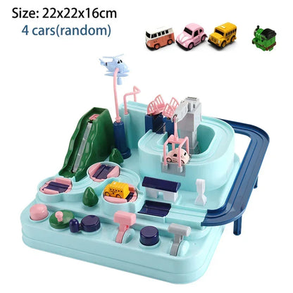 Racing Rail Car Model - Interactive Educational Toy