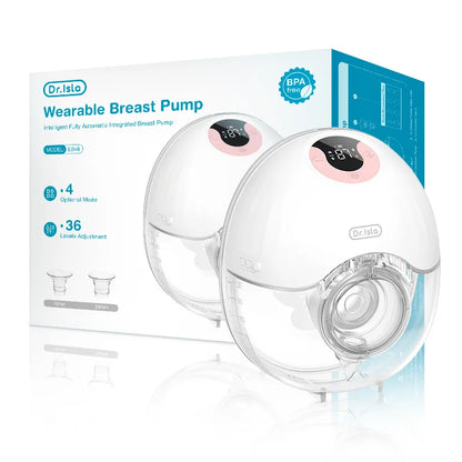 Wearable Breast Pump - 4 Modes, 36 Levels, Hands-Free Comfort