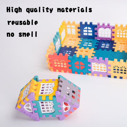Creative House Building Blocks for Kids
