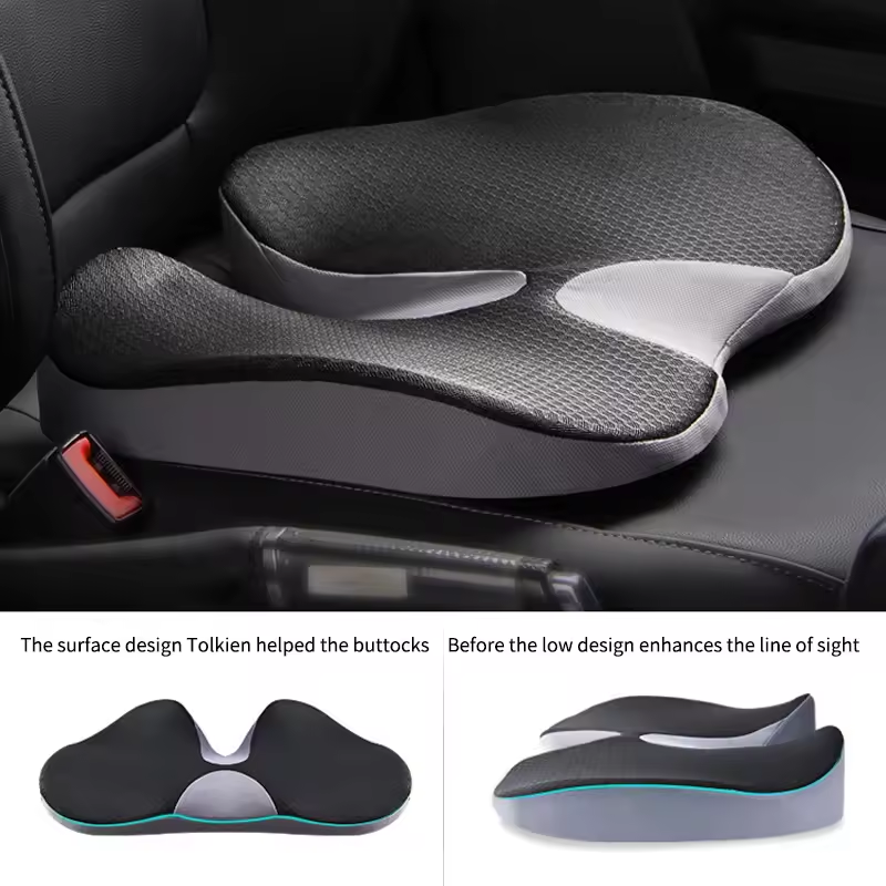 Memory Foam Office Chair Cushion - Pain Relief & Comfort