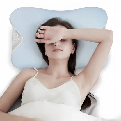Memory Foam Cervical Pillow: Large Orthopedic Sleep Aid