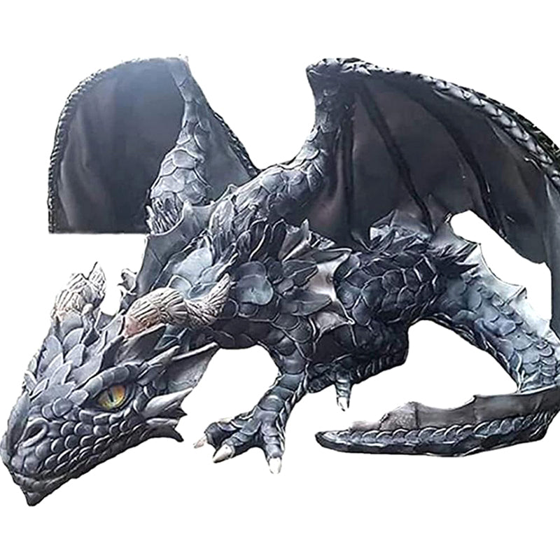 Halloween Squatting Dragon Statue - Halloween Garden Decoration