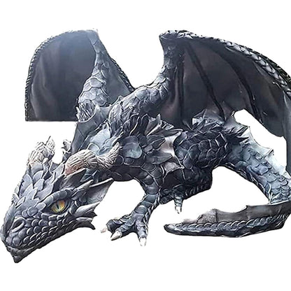 Halloween Squatting Dragon Statue - Halloween Garden Decoration