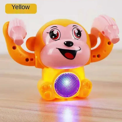 Musical Monkey Crawling Toy: Light-Up, Dancing, Interactive Fun