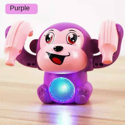 Musical Monkey Crawling Toy: Light-Up, Dancing, Interactive Fun