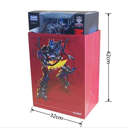 Transforming Black Gold Robot Toy - 30CM Optimus Prime, Bumblebee, Megatron