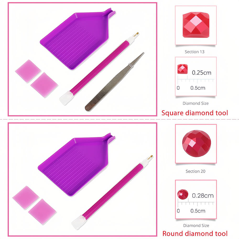 DIY Diamond Mosaic Book: Store House Landscape Art