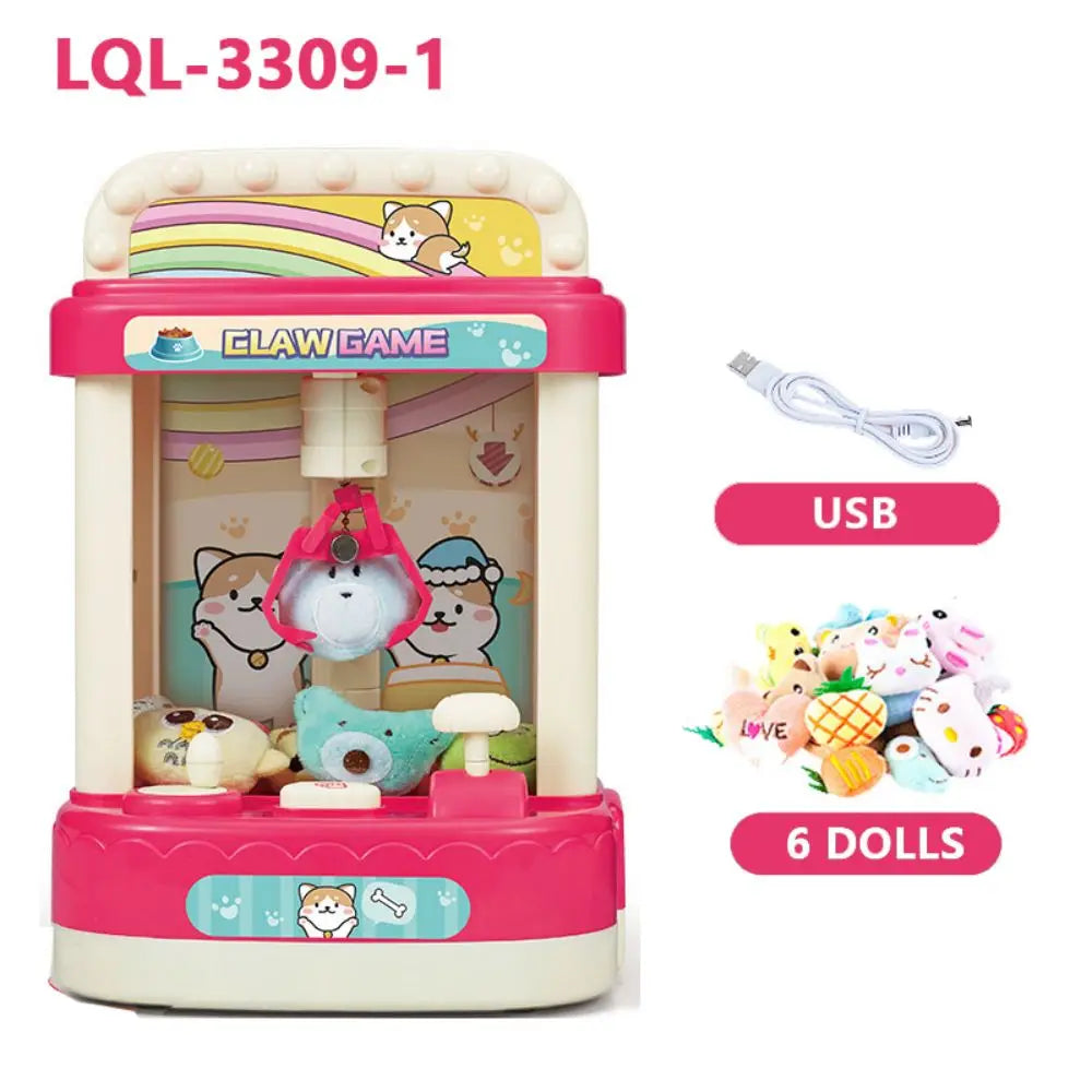 Cartoon Doll Claw Machine - Coin-Op Interactive Fun
