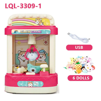 Cartoon Doll Claw Machine - Coin-Op Interactive Fun