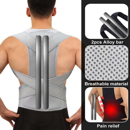 Posture Corrector Brace - Adjustable Back & Shoulder Support