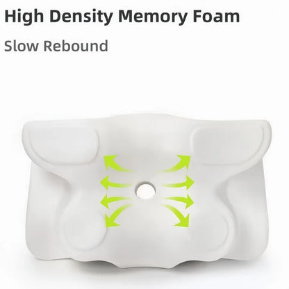 Memory Foam Cervical Pillow: Large Orthopedic Sleep Aid