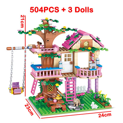 Friends City Tree House Building Blocks Set for Kids