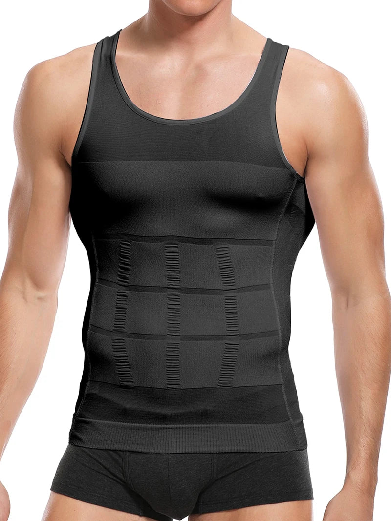 Men's Slimming Compression Vest - Tummy Control Shapewear