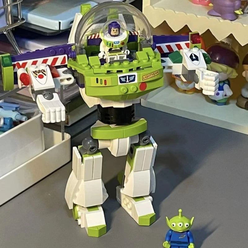Buzz Lightyear Mecha Puzzle Building Blocks for Kids 
