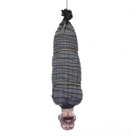 Scary Halloween Corpse: LED Eyes, Shakes & Talks