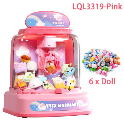 Cartoon Doll Claw Machine - Coin-Op Interactive Fun