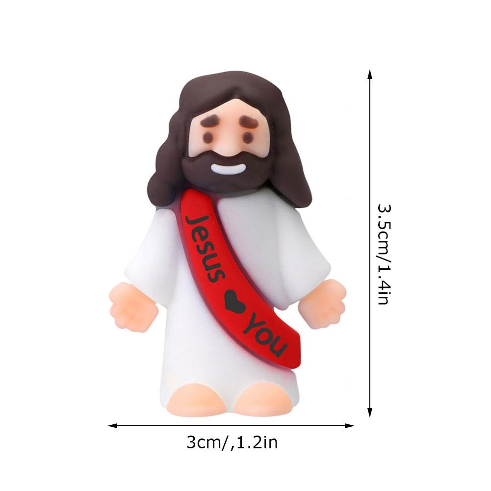 Easter Jesus Statue - Mini Christ Figure Religious Gift