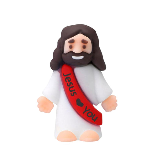 Easter Jesus Statue - Mini Christ Figure Religious Gift