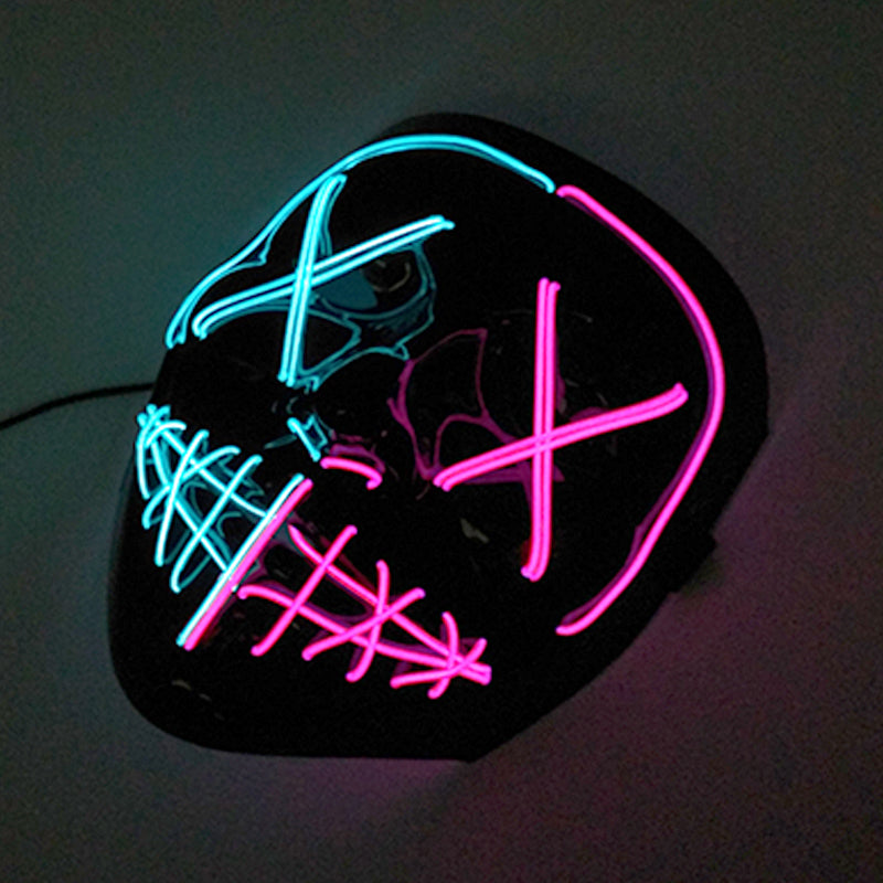 LED Purge Mask - Luminous Halloween Horror Cosplay Prop