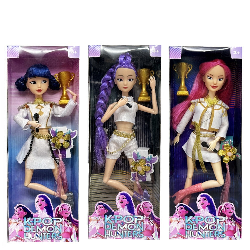 Kpop Action Figure Dolls - Demon Hunters Princess Collection
