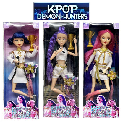 Kpop Action Figure Dolls - Demon Hunters Princess Collection