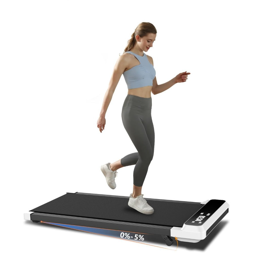 Walking Pad 2-in-1: Portable Under Desk Treadmill w/ Remote