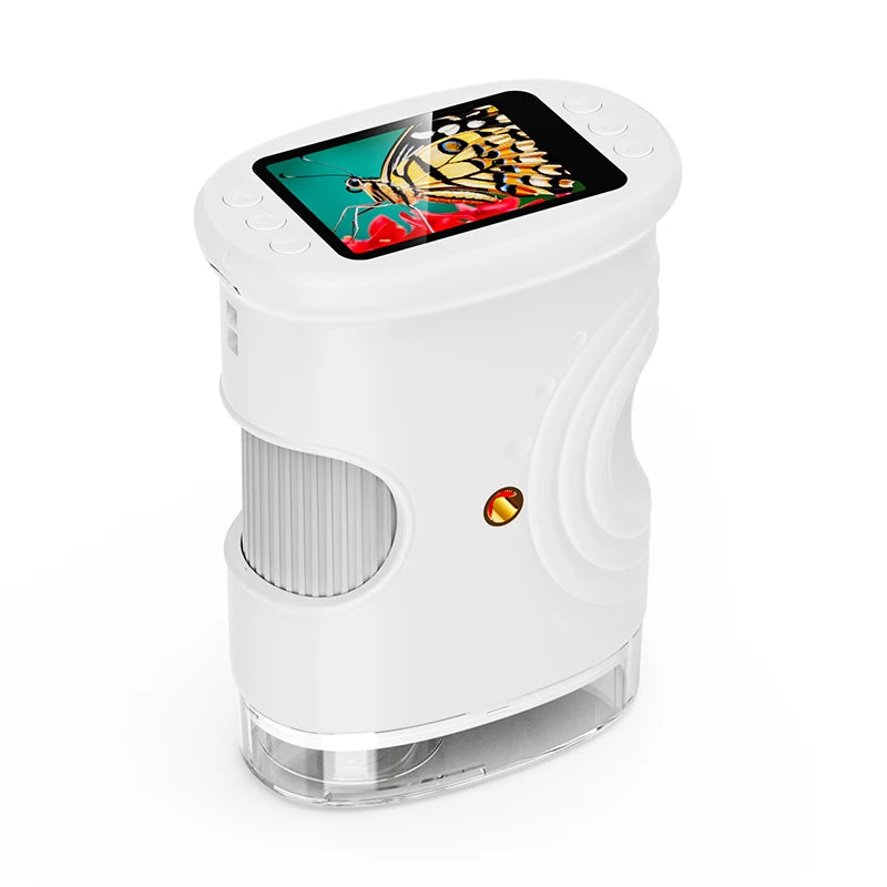 1000X Kids Handheld Microscope - 2.0" Screen, Rechargeable Fun