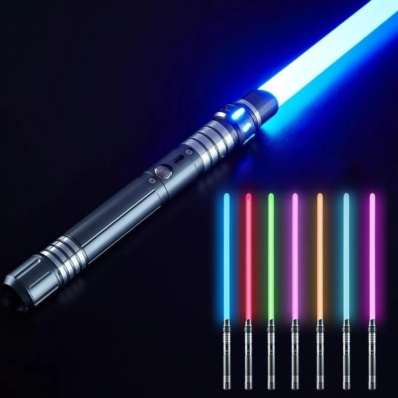 Metal Lightsaber: 7-Color Dueling Sword with Sounds