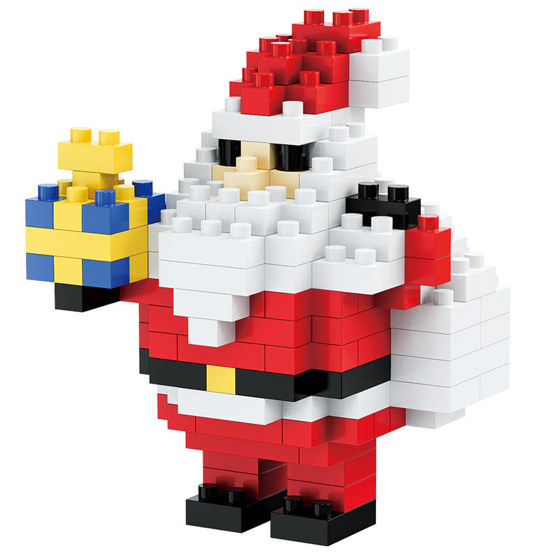 Christmas Micro Blocks: Santa & Reindeer Puzzle Game