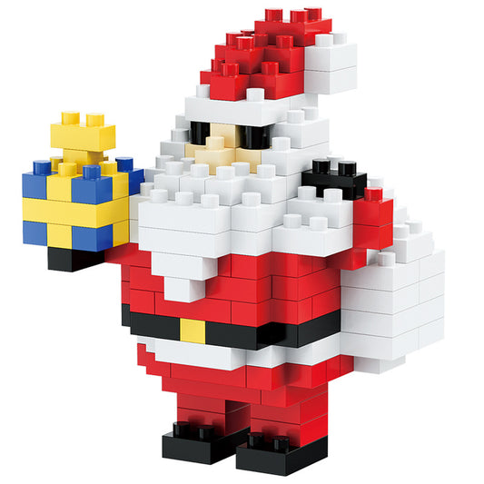 Christmas Micro Blocks: Santa & Reindeer Puzzle Game
