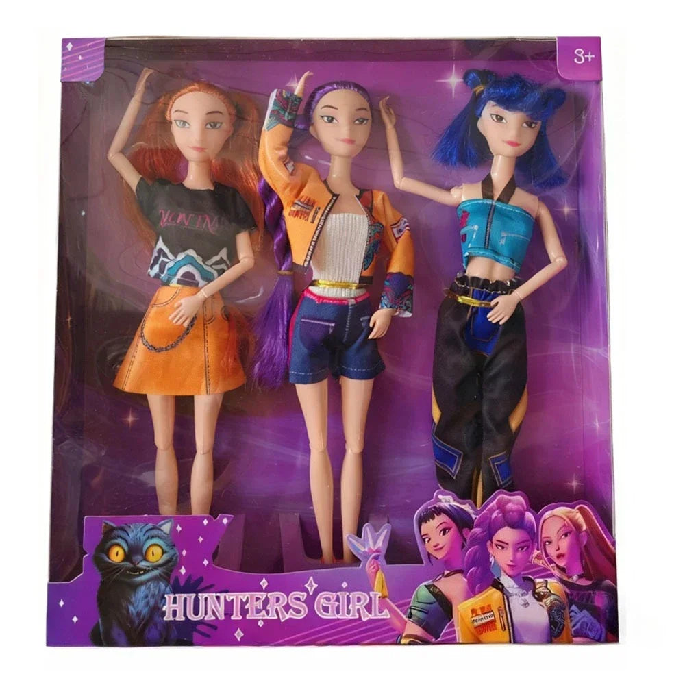 Kpop Action Figure Dolls - Demon Hunters Princess Collection