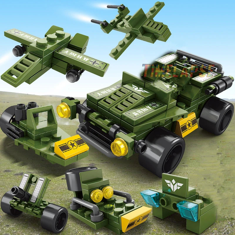 City Construction Cement Mixer & Loader Blocks Set