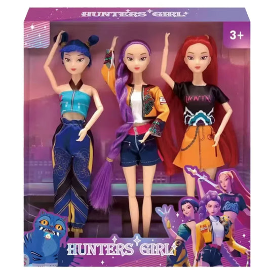 KPop Demon Hunters Anime Figure Set - Cute Cosplay Dolls