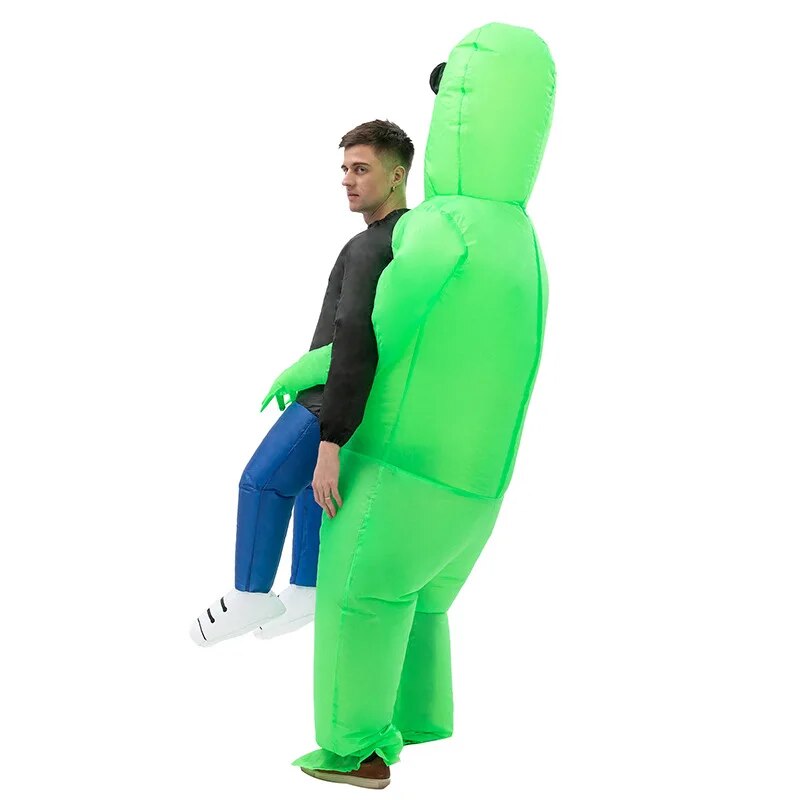 Alien Inflatable Costume - Fun Halloween Cosplay for Adults & Kids
