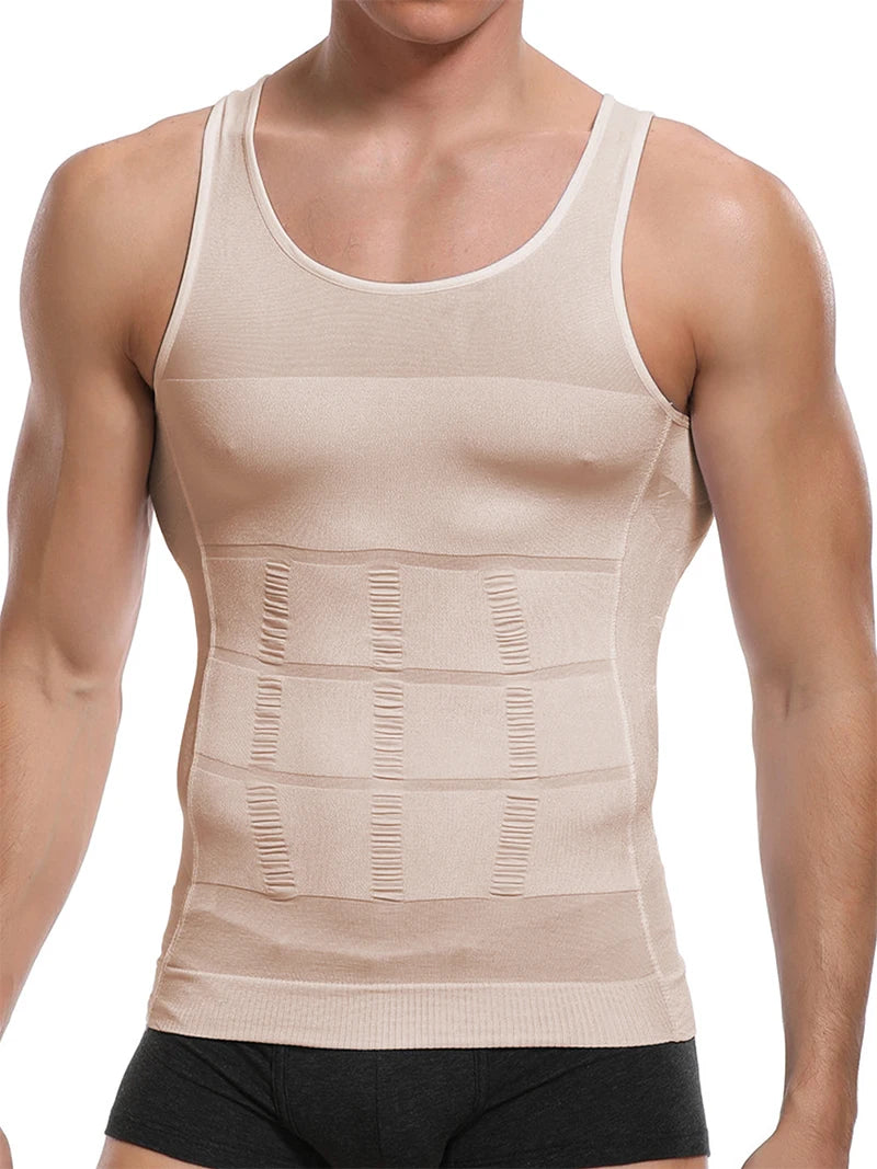 Men's Slimming Compression Vest - Tummy Control Shapewear
