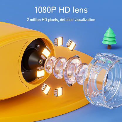 1000X Kids Handheld Microscope - 2.0" Screen, Rechargeable Fun