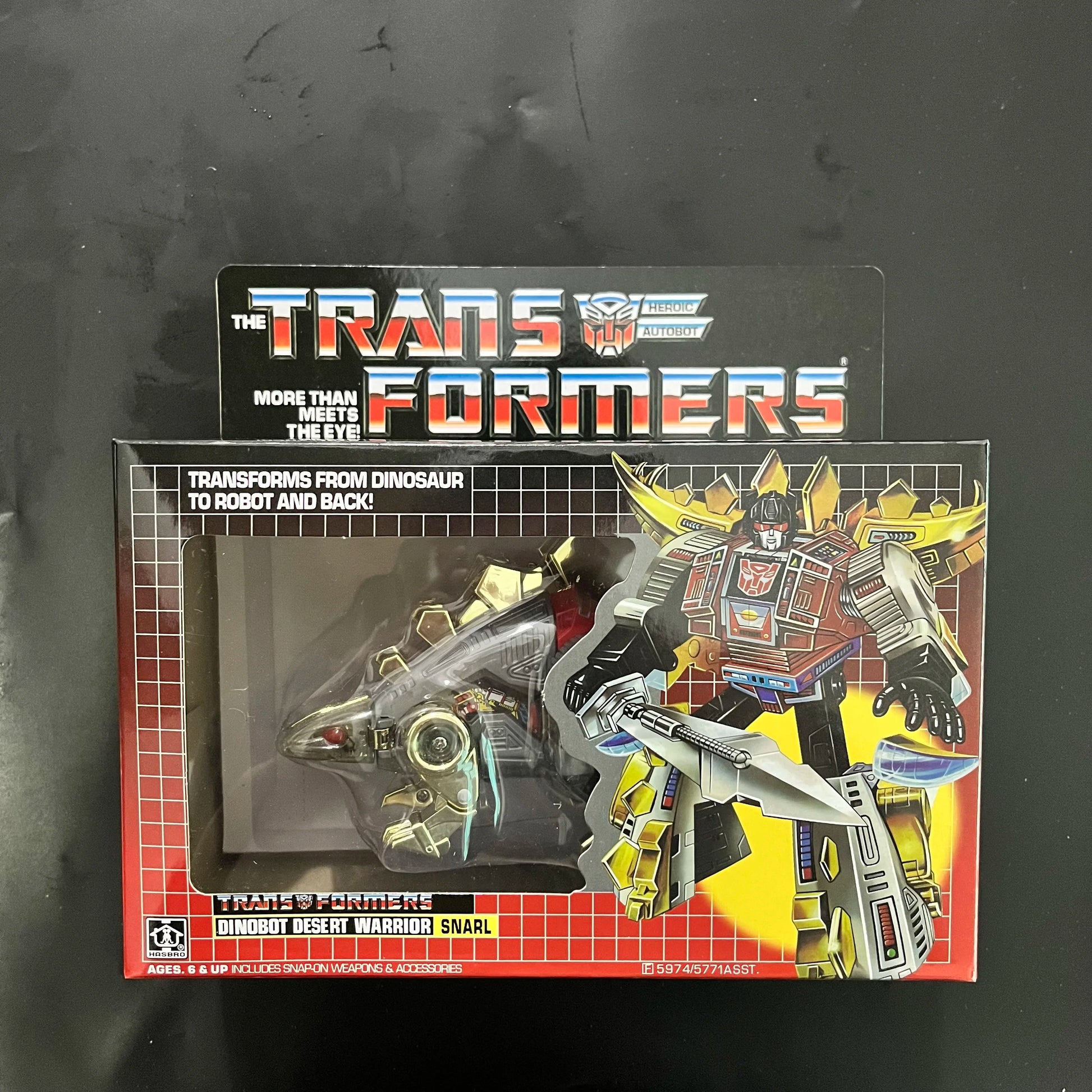 Transformers G1 Dinobots Set: Grimlock, Snarl & More